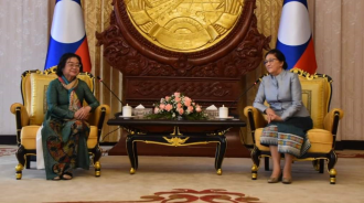 Vice President receives Former Vice President of Vietnam Truong My Hoa